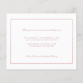 バジェットバラゴールド結婚フォイルの記念日の誓い (裏面)