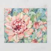 バジェットバラブライダルシャワー招待 (裏面)