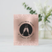 バジェットバラ金ゴールドシャンパントースト年賀状 (スタンド正面)