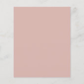 バジェットバレリナツチュキュート2nd誕生日招待状 チラシ (裏面)