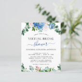 バジェットバーチャルブライダルシャワーユーカリプトゥスブルーピンク (スタンド正面)