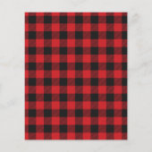 バジェットバーラップバッファロープレイドモノグラムフォトホリデー チラシ (裏面)