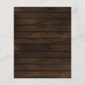 バジェットバーンウッドストリングライト結婚式招待状 (裏面)