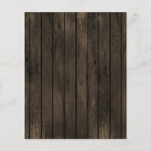 バジェットバーンウッドメイソンジャース結婚式招待状 (裏面)