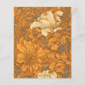 バジェットバーンオレンジフローラ結婚アールヌーボー (裏面)