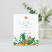 バジェットパイナップルハワイアンブライダルシャワー招待 (スタンド正面)