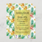 バジェットパイナップル&ハイビスカスデスティネーションウェディング (正面/裏面)