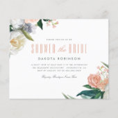 バジェットパステルウォーターカラーフローラブライダルシャワー (正面)