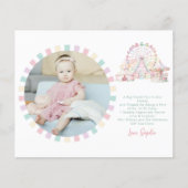 バジェットパステルカラーカーニバルサーカス誕生日写真 (正面)