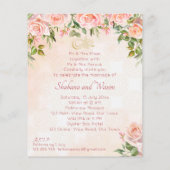 バジェットパステルクリームバラモロッコランタンウェディング (裏面)