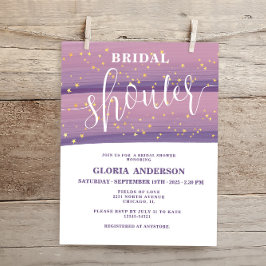 バジェットパステルマウヴシテナルブライダルシャワー