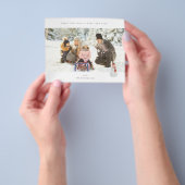 バジェットパノラミックシックH写真 – 雪だるま チラシ (手)