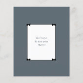 バジェットパピードッグテーマかわいい赤ちゃんシャワー (裏面)