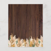 バジェットパンパスグラスウッドストリングライツ結婚ズ (裏面)