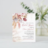 バジェットパンパスグラスタンブライダルシャワー招待 (スタンド正面)