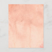 バジェットパンパスグラスパームリーフ結婚式招待状 (裏面)