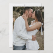 バジェットパンパスグラスフォトブライダルシャワー招待状 (裏面)