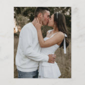 バジェットパンパスグラスフォトブライダルシャワー招待状 チラシ (裏面)