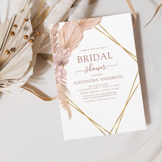 バジェットパンパスグラスブライダルシャワーボヘミアンボホ