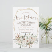 バジェットパンパスグラスブライダルシャワーボホユーカリ (スタンド正面)