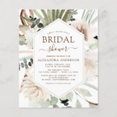 バジェットパンパスグラスブライダルシャワーボホユーカリ (正面)