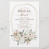 バジェットパンパスグラスブライダルシャワーボホユーカリ (正面)