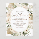 バジェットパンパスグラスブライダルシャワーボホユーカリ チラシ (正面)