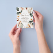 バジェットパンパスグラスベビーシャワーボホユーカリプタスフロル チラシ (手)