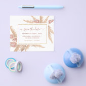 バジェットパンパスグラスボホデイトフライヤーを保存 チラシ (シングル)