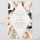 バジェットパンパスグラスボホユーカリ結婚プス (正面)