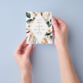 バジェットパンパスグラスボホユーカリ結婚プス チラシ (手)