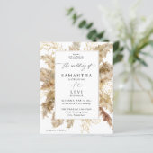 バジェットパンパスグラス&金ゴールドボホ結婚ズ (スタンド正面)