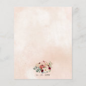 バジェットパンプキンズカントリー秋の結婚式招待状 (裏面)