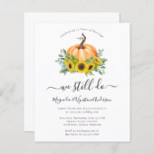 バジェットパンプキン秋ボアクリニューアル招待状 (正面/裏面)