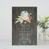 バジェットパンプキン秋感謝祭ウェディング招待A9 (スタンド正面)