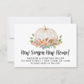 バジェットパンプキン秋秋の動き発表 ノートカード (正面)