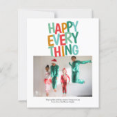 バジェットパーソナライズされたフォトクリスマスカード (正面)