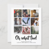 バジェットパーソナライズされたフォトOhどのようなおもしろいカード (正面)