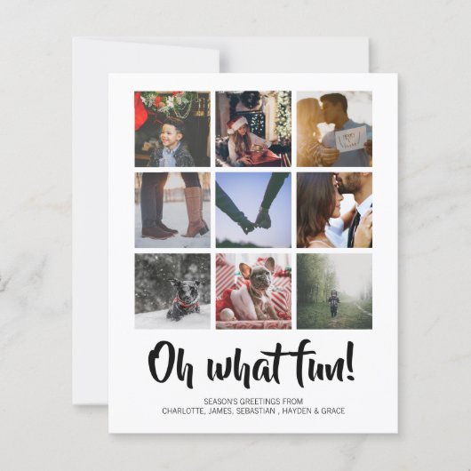 バジェットパーソナライズされたフォトOhどのようなおもしろいカード (正面)