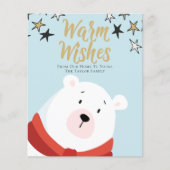 バジェットパーソナライズされたポーラベアクリスマス (正面)