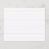 バジェットパープルウィステリアウォーターカラーブライダルシャワー (裏面)