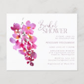 バジェットパープルウィステリアウォーターカラーブライダルシャワー (正面)