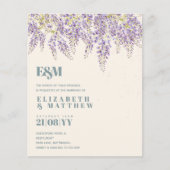 バジェットパープルウィステリアセージフローラ庭園の結婚式 (正面)