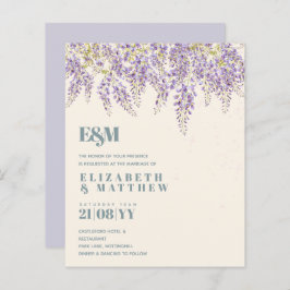 バジェットパープルウィステリアセージフローラ庭園の結婚式