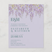 バジェットパープルウィステリアセージフローラ庭園の結婚式 (正面)