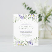 バジェットパープルウォーターカラーフジテリアブライダルシャワー (スタンド正面)