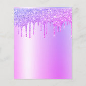 バジェットパープルグリッターアニーエイジバースデーパーティー チラシ (裏面)