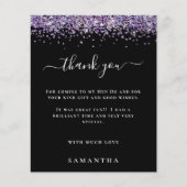 バジェットパープルグリッターフォトエンパーティーブラック (正面)