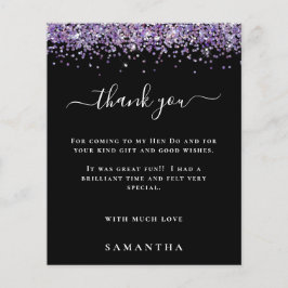 バジェットパープルグリッターフォトエンパーティーブラック