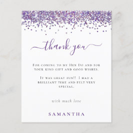 バジェットパープルグリッターフォトジェンパーティーありがとう